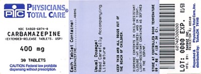 Image Of 400 mg Package Label (400mg Package Label)
